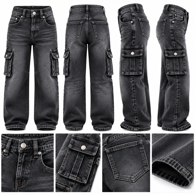 Kids' Custom Pro Cargo Jeans