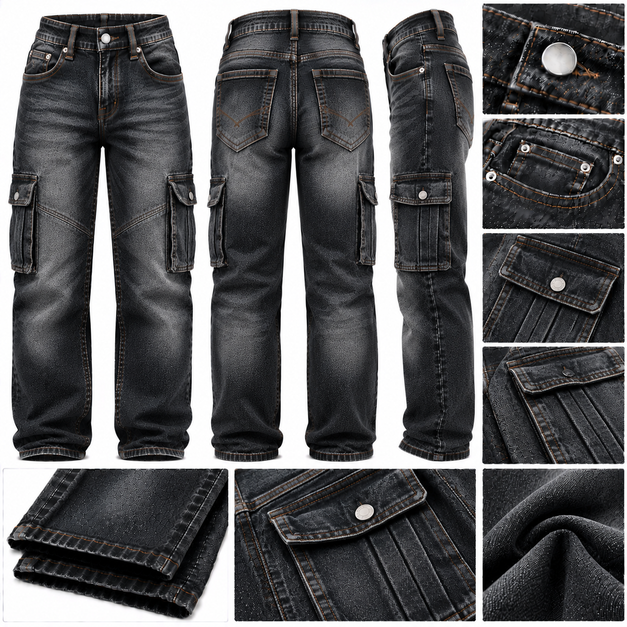 Men's Custom Pro Cargo Jeans