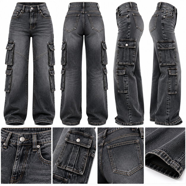 Women's Custom Pro Cargo Jeans