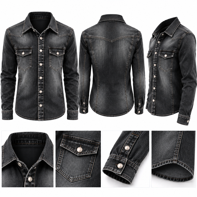 Men's Custom Pro Denim Shirts