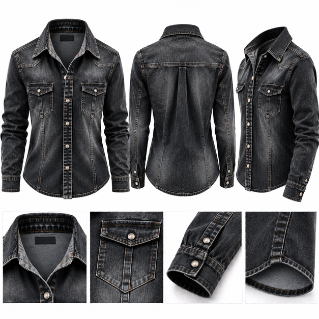 Unisex Custom Pro Denim Shirts