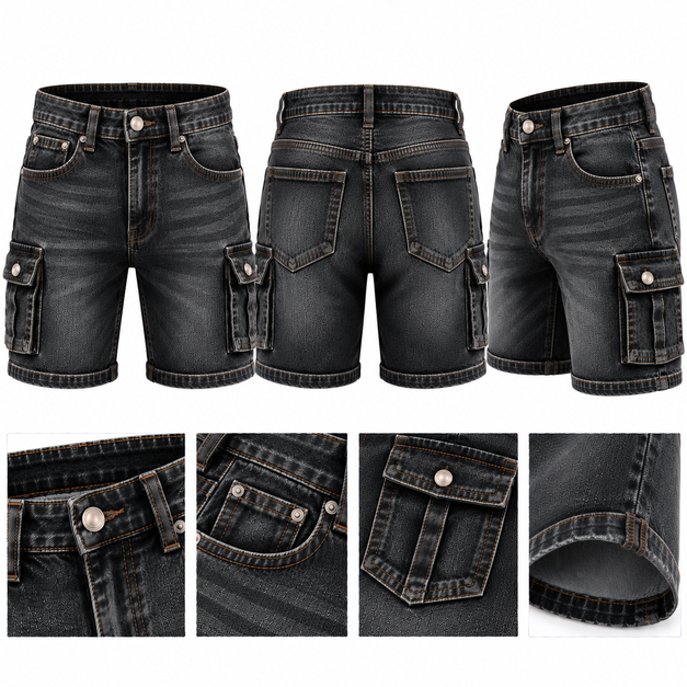 Unisex Custom Pro Denim Shorts