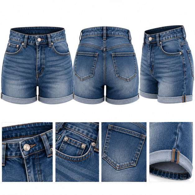 Women's Custom Core Denim Shorts