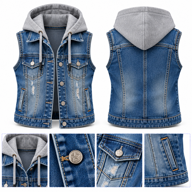 Kids' Custom Core Denim Vests