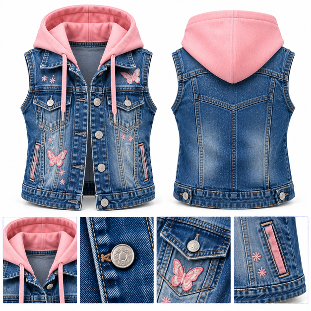 Kids' Custom Pro Denim Vests
