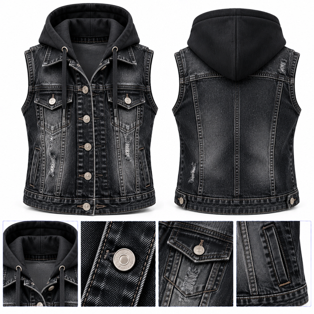 Unisex Custom Pro Denim Vests