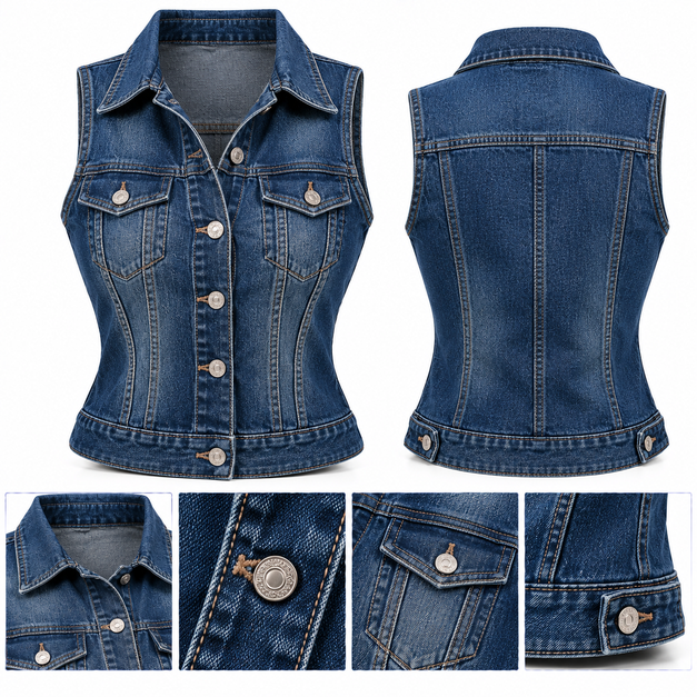 Women's Custom Pro Denim Vests