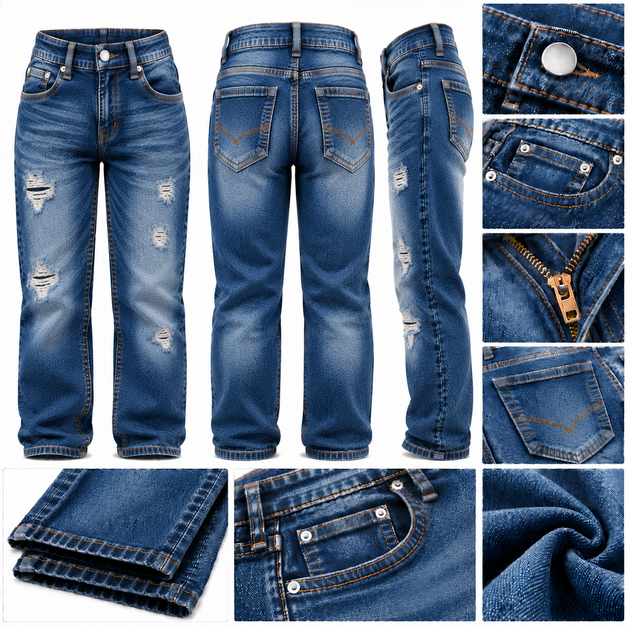 Kids' Custom Core Relaxed Fit Jeans