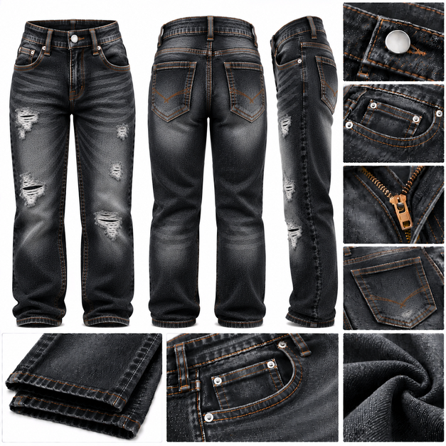 Kids' Custom Pro Relaxed Fit Jeans