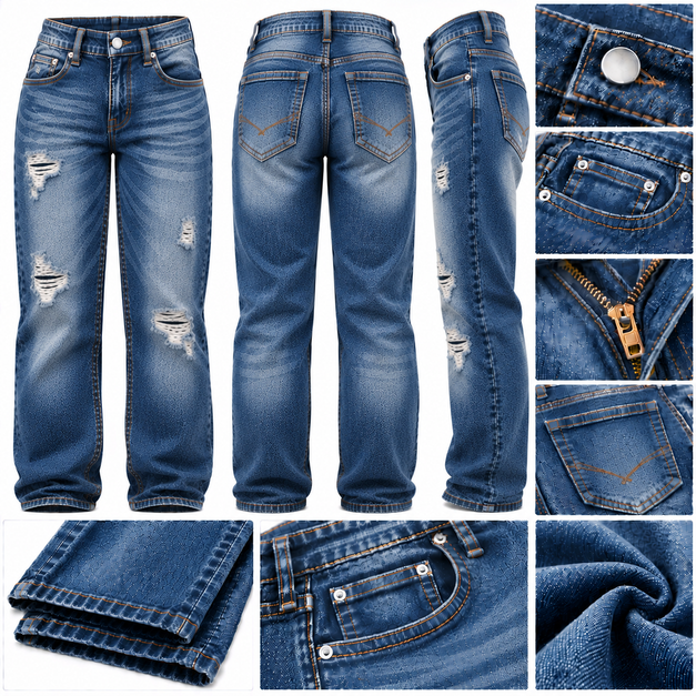 Unisex Custom Core Relaxed Fit Jeans