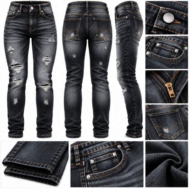 Men's Custom Pro Straight Fit Jeans
