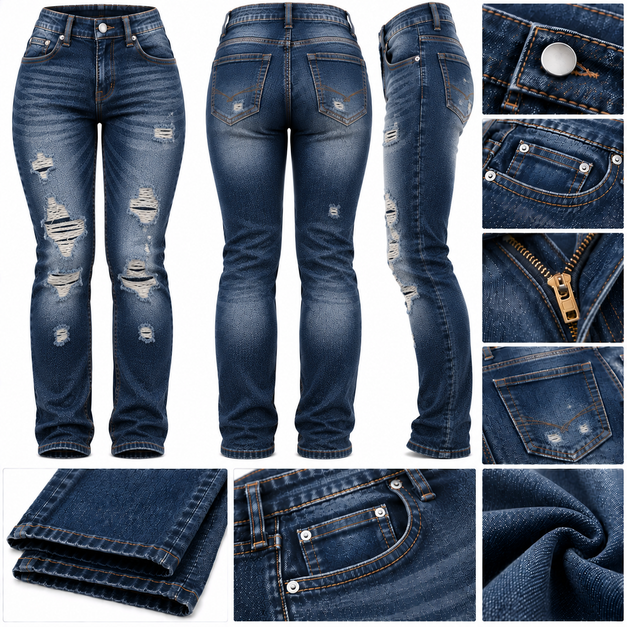 Women's Custom Core Straight Fit Jeans