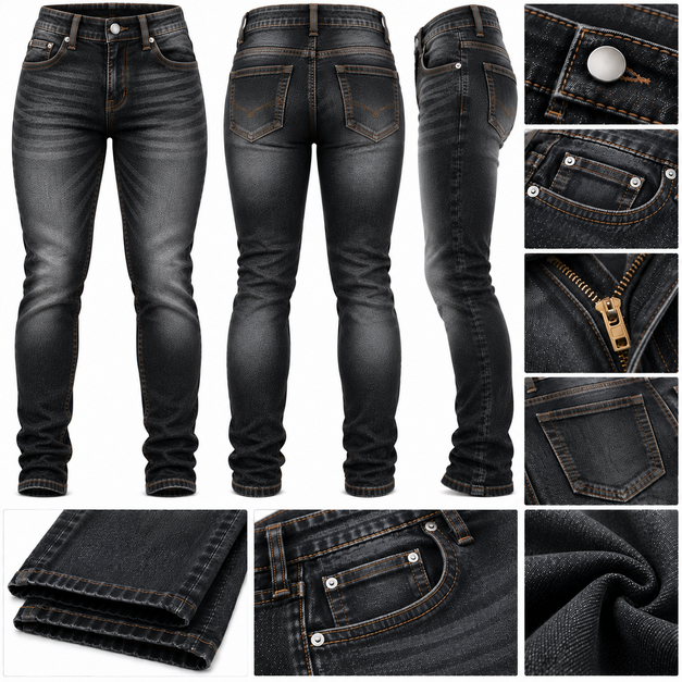 Unisex Custom Pro Skinny Jeans