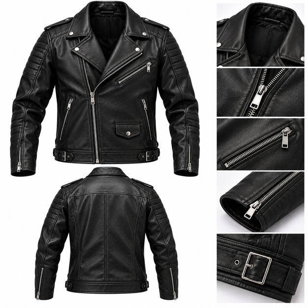 Men's Custom Core Biker Jackets