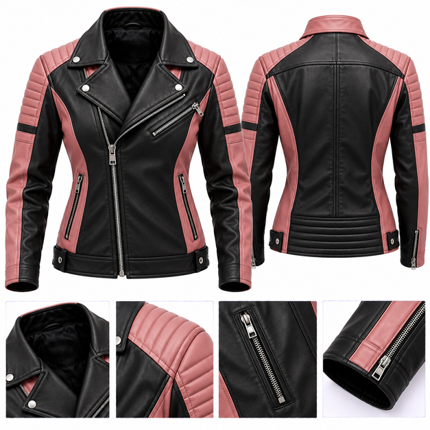 Women's Custom Pro Biker Jackets