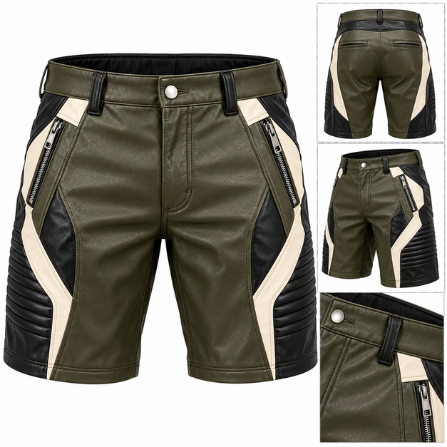 Men's Custom Elite Leather Shorts