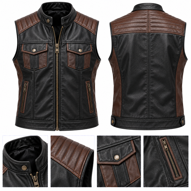 Men's Custom Pro Leather Vests