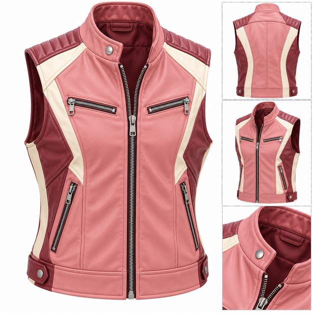 Women's Custom Core Leather Vests