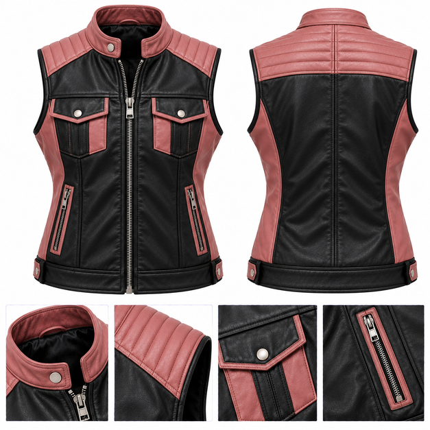 Women's Custom Pro Leather Vests