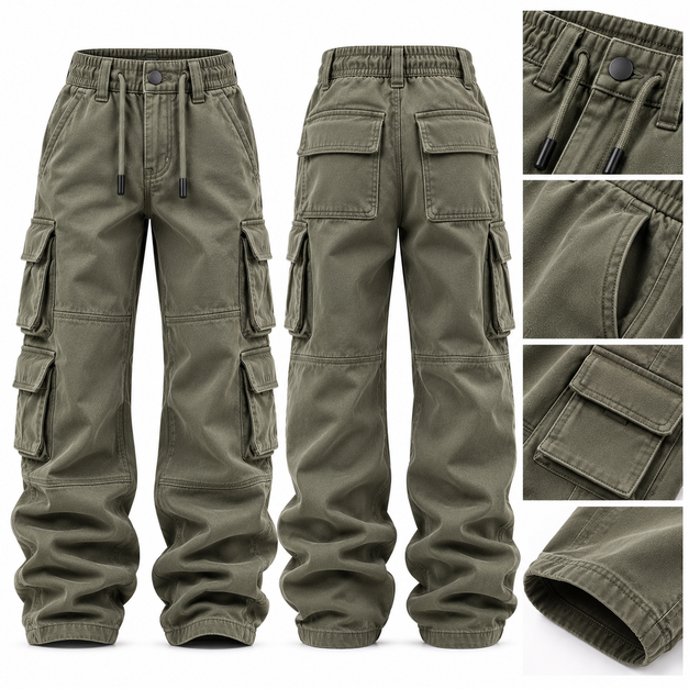 Kids' Custom Core Cargo Pants