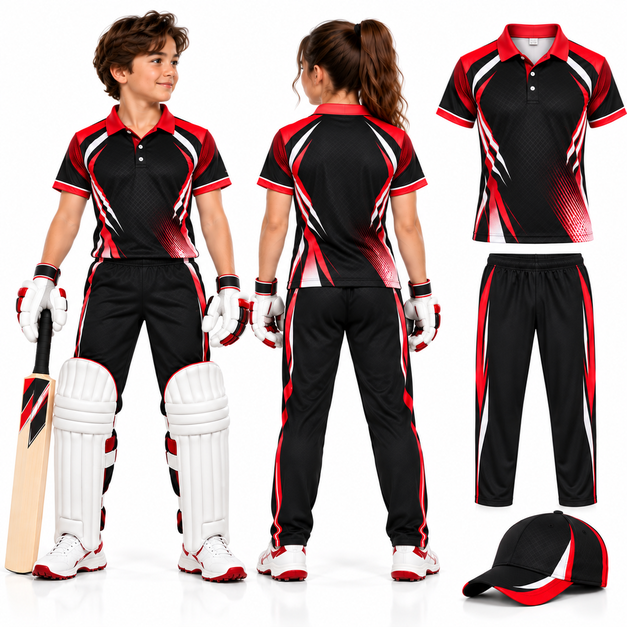 Kids' Custom Pro Cricket Uniforms