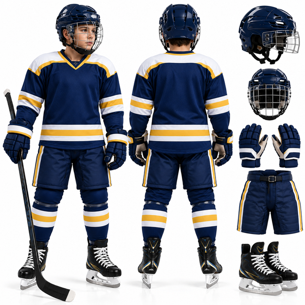 Kids' Custom Core Ice Hockey Uniforms