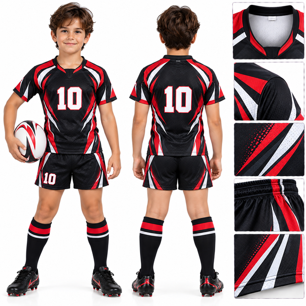 Kids' Custom Core Rugby Uniforms