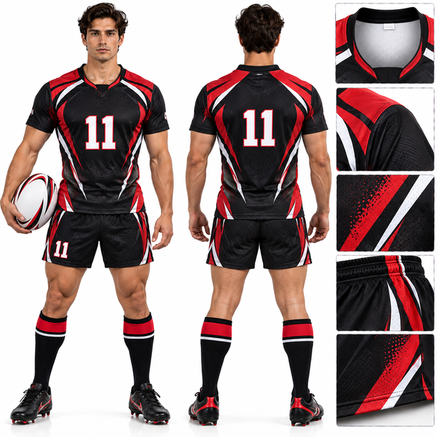 Men's Custom Pro Rugby Uniforms
