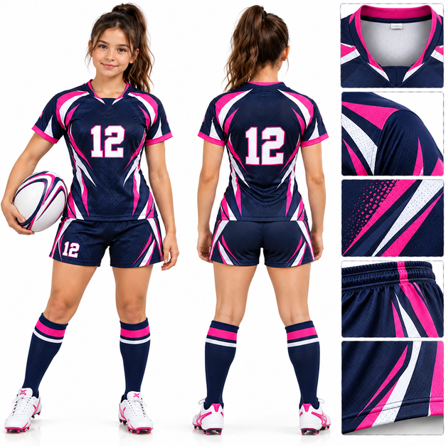 Women's Custom Elite Rugby Uniforms