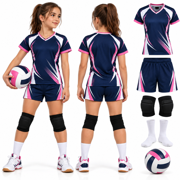 Kids' Custom Core Volleyball Uniforms