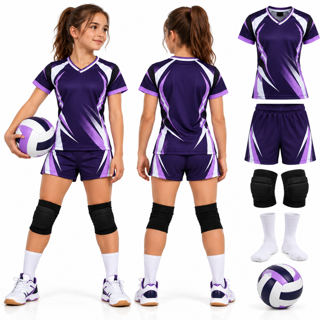 Kids' Custom Elite Volleyball Uniforms