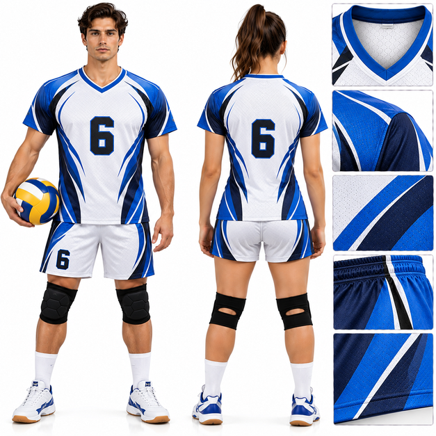 Unisex Custom Core Volleyball Uniforms