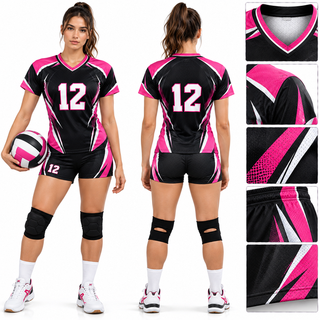 Women's Custom Elite Volleyball Uniforms